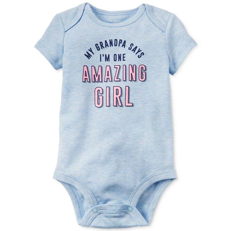 商品Carter's|One Amazing Girl Bodysuit, Baby Girls (0-24 months),价格¥36,第1张图片