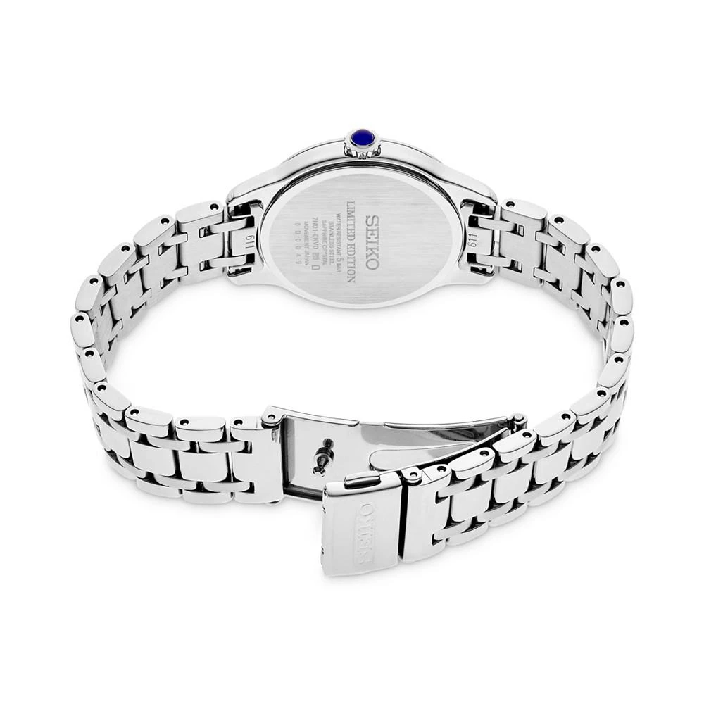 商品Seiko|Women's Diamond (1/10 ct. t.w.) 140th Anniversary Limited Edition Stainless Steel Bracelet Watch 30mm,价格¥2763,第3张图片详细描述