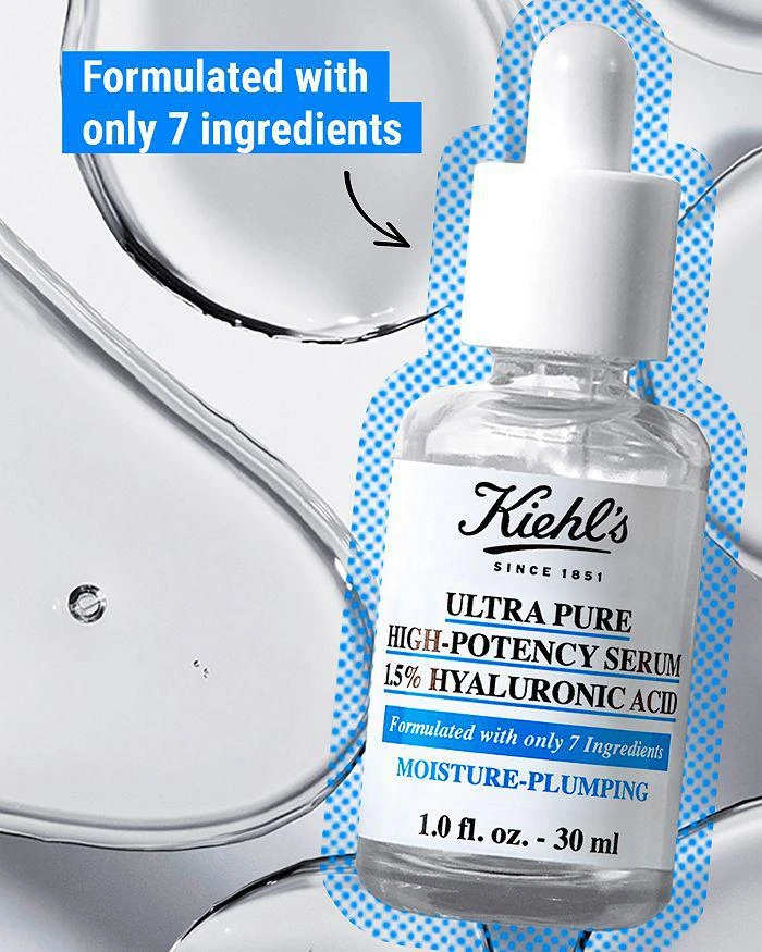 商品Kiehl's|Ultra Pure High-Potency Serum 1.5% Hyaluronic Acid 1 oz.,价格¥263,第3张图片详细描述