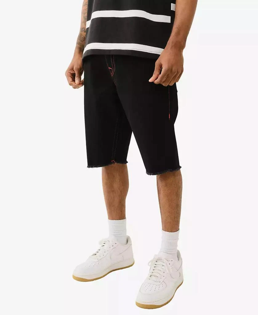 商品True Religion|Men's Ricky Single Needle Flap Fray Hem Shorts,价格¥886,第3张图片详细描述