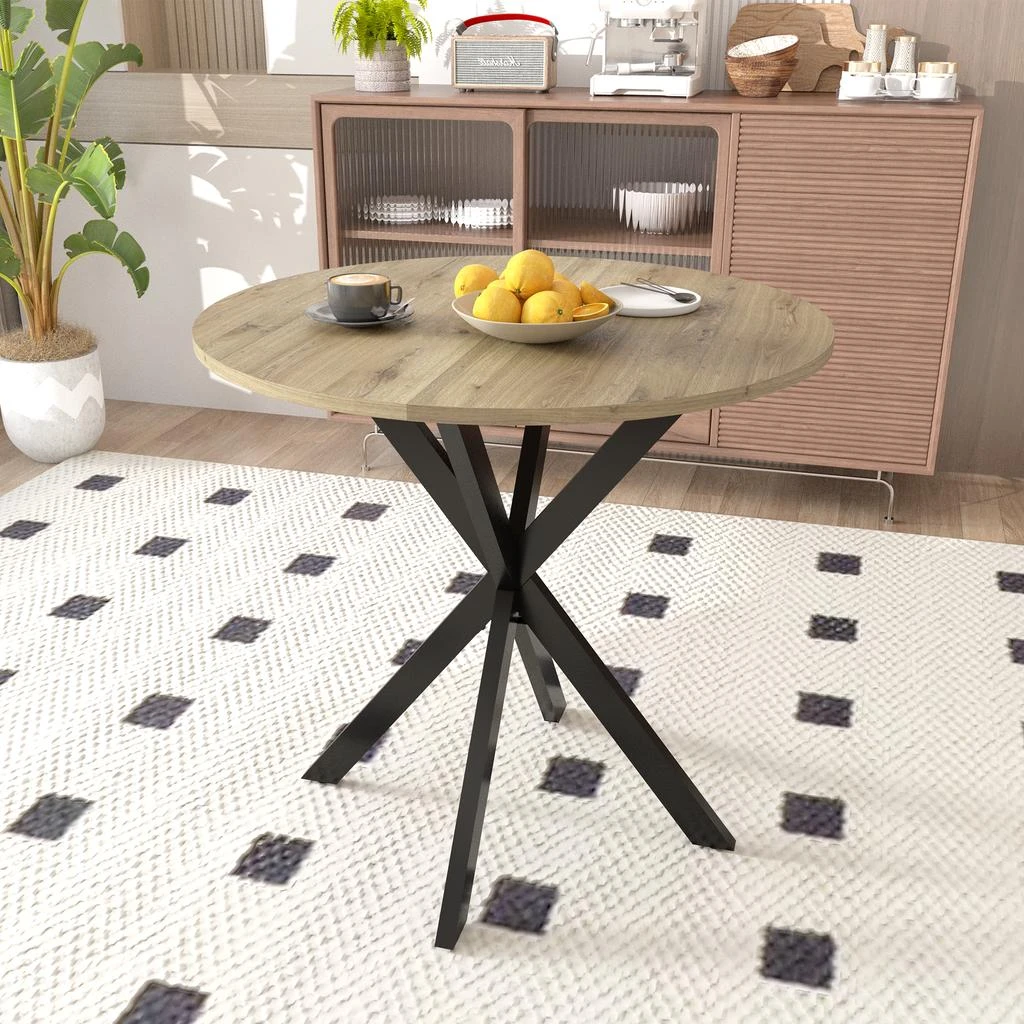 商品Streamdale Furniture|Streamdale 31.5 Inch Round Dining Table,价格¥1005,第2张图片详细描述