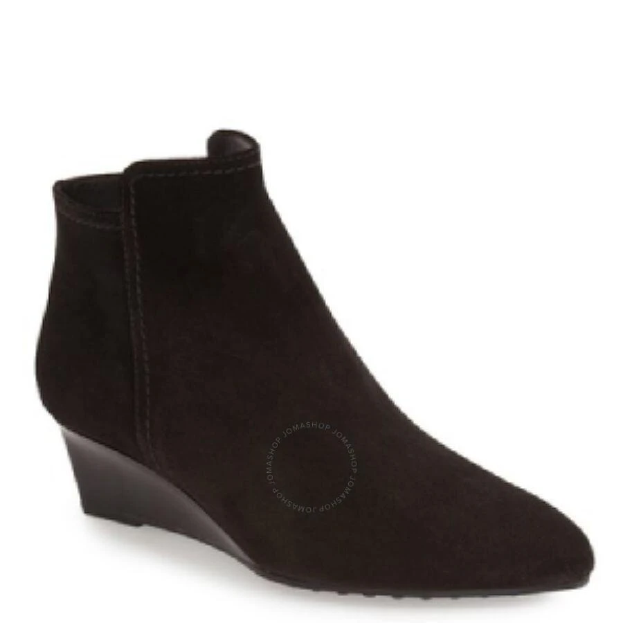 商品Tod's|Ladies Suede Wedge Bootie in Black,价格¥975,第1张图片