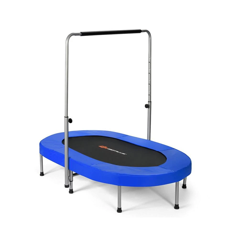 商品Costway|Foldable Trampoline Double Mini Kids Fitness Rebounder,价格¥770,第1张图片