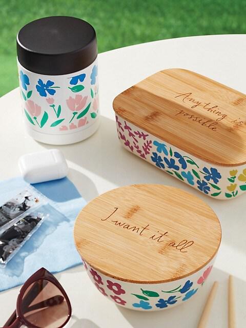 商品Kate Spade|Floral Field Insulated Container,价格¥187,第4张图片详细描述