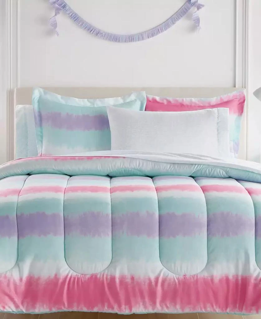 商品Macy's|Kids Tie Dye Stripe Comforter Set,价格¥1050,第5张图片详细描述