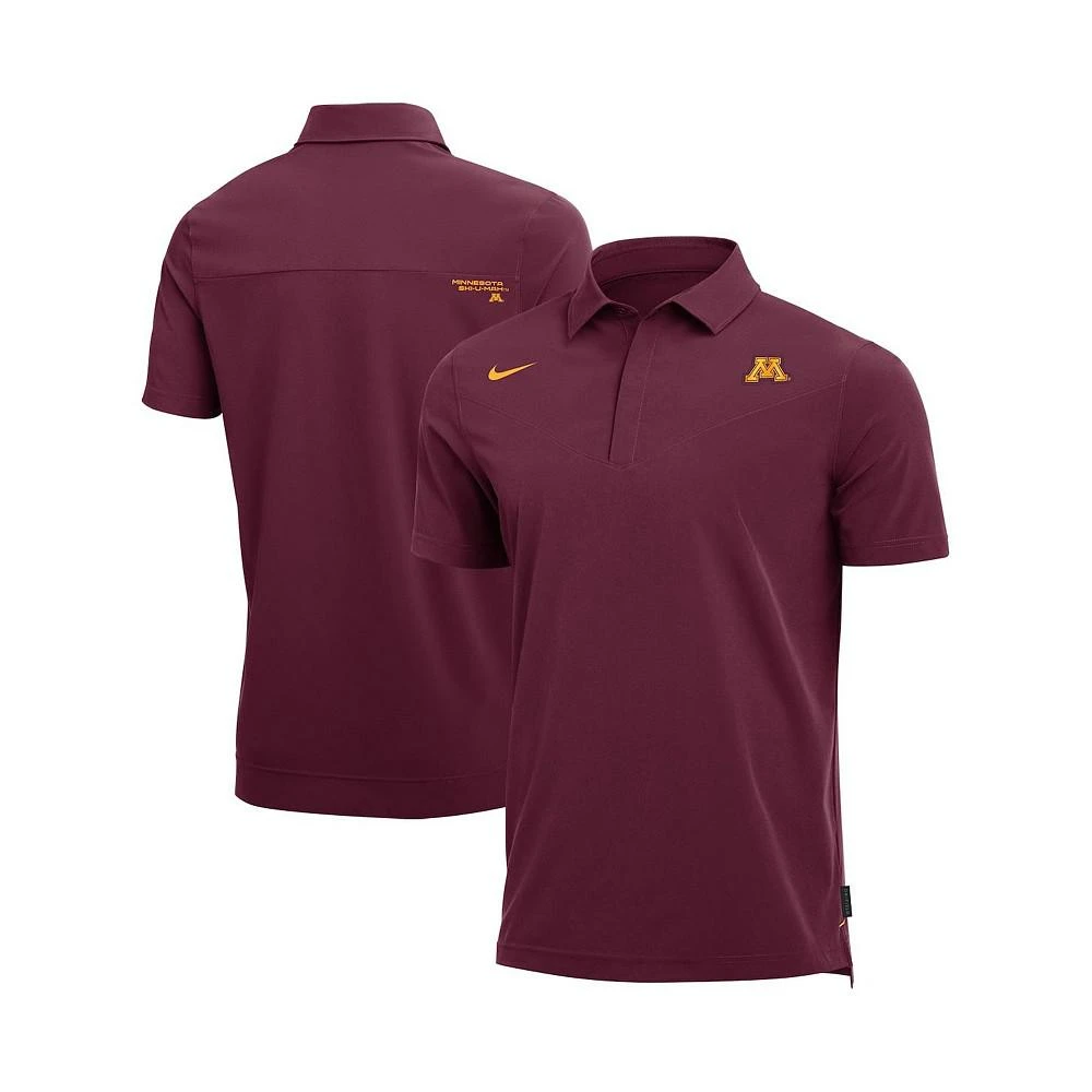 商品NIKE|Men's Maroon Minnesota Golden Gophers 2021 Coaches Performance Polo Shirt,价格¥489,第1张图片