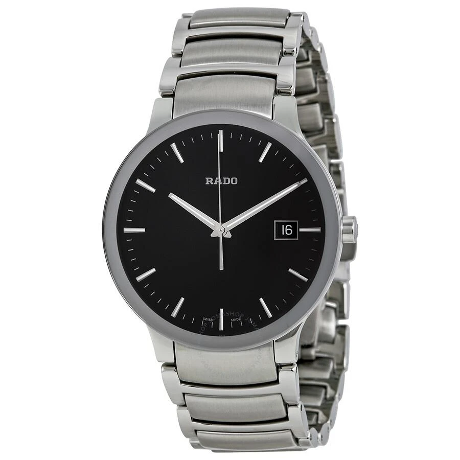 商品Rado|Centrix Black Dial Stainless Steel Men's Watch R30927153,价格¥5597,第1张图片