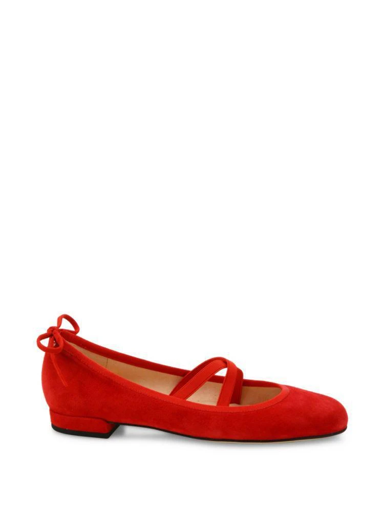 商品Stuart Weitzman|Bolshoi Suede Ballet Flats,价格¥789,第5张图片详细描述