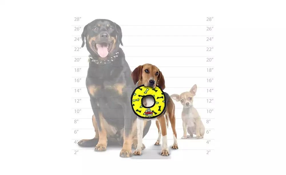 Jr Ring Yellow Bone, 2-Pack Dog Toys 商品