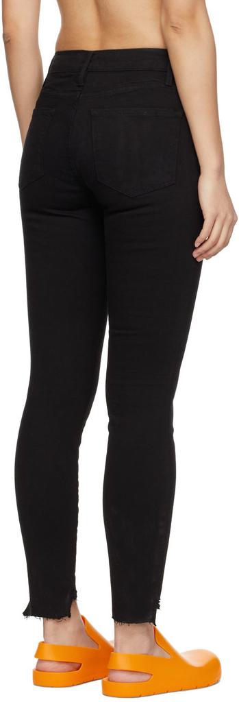 Black 'Le Skinny De Jeanne' Jeans商品第3张图片规格展示