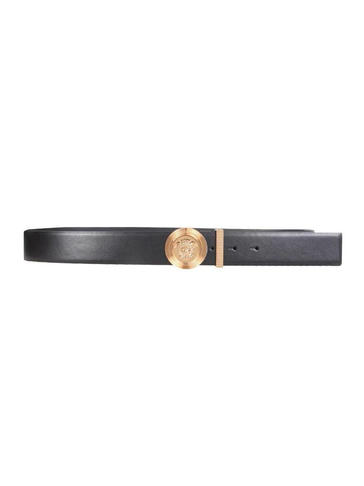 商品Versace|Versace Medusa Logo Plaque Belt,价格¥2687,第1张图片
