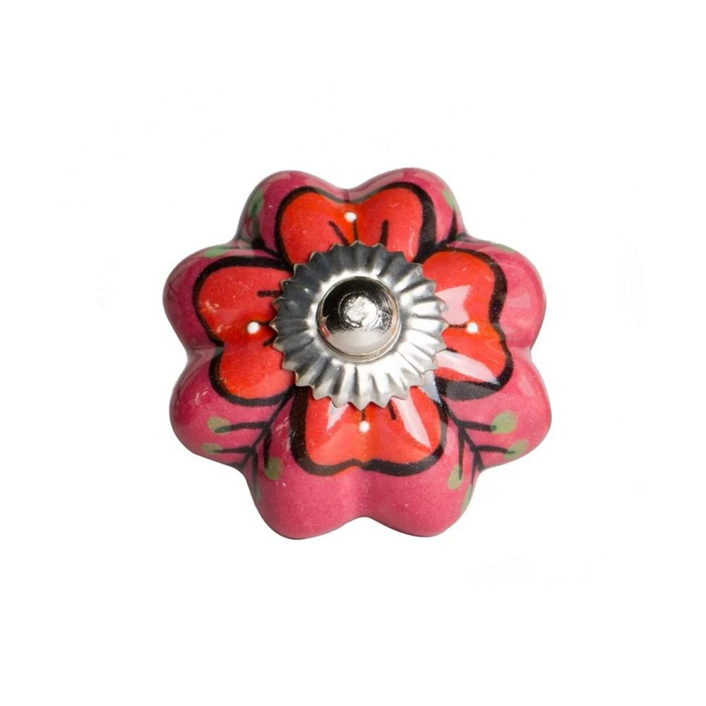 商品KNOB-IT|Handpainted Ceramic Knob Set of 8,价格¥314,第2张图片详细描述