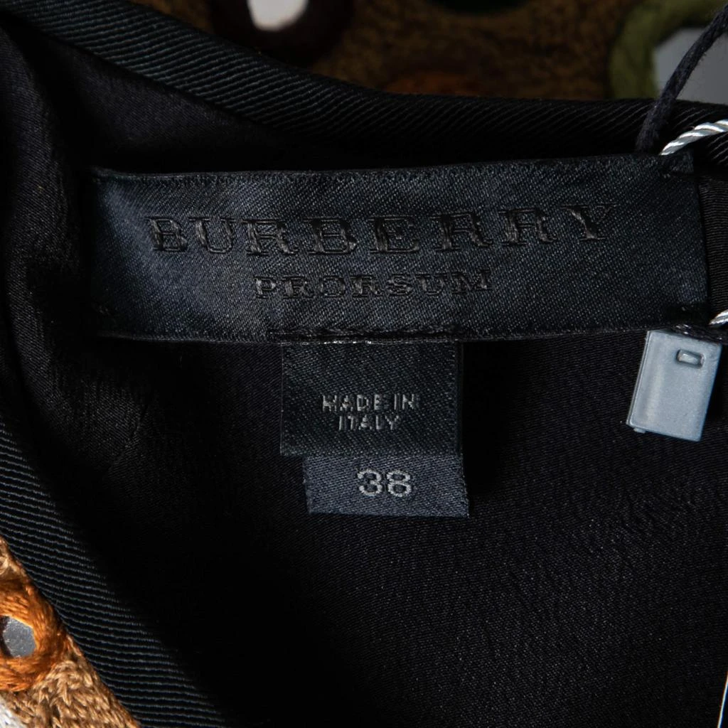 商品[二手商品] Burberry|Burberry Prorsum Russet Brown Mirror Embellished Fringed Suede Midi Dress S,价格¥3697,第5张图片详细描述