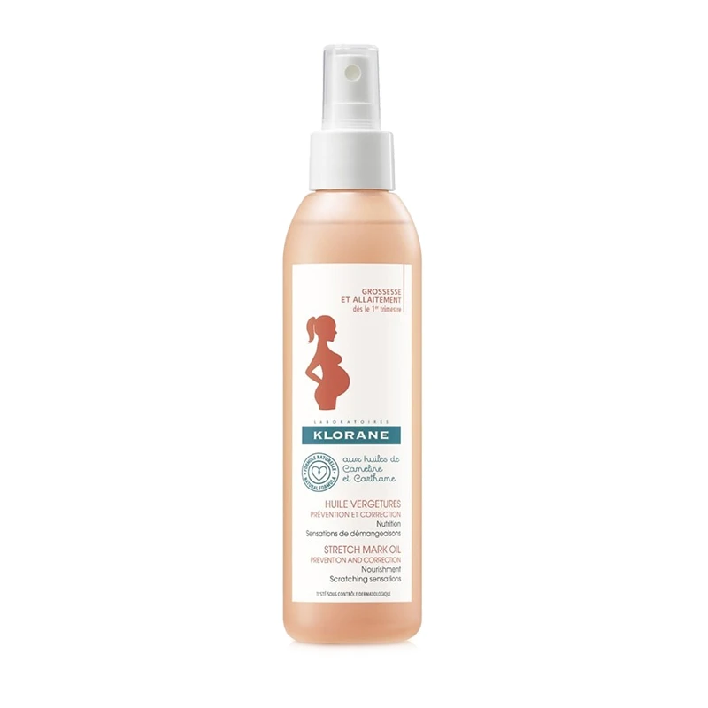 Klorane康如妈咪身体按摩油200ml 孕妇修护妊娠纹 商品
