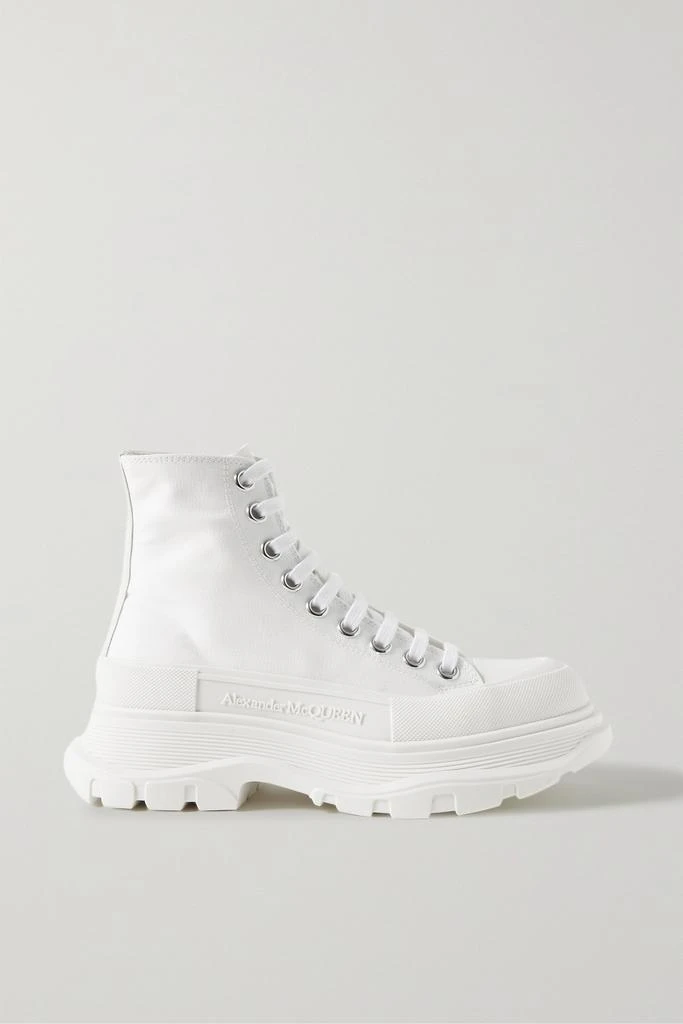商品Alexander McQueen|帆布厚底高帮运动鞋  - IT40.5,价格¥7028,第1张图片