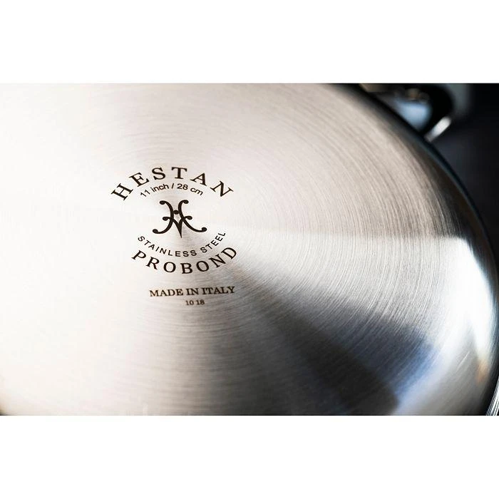 商品Hestan|ProBond™ 11" Forged Stainless Steel Open Skillet,价格¥1503,第2张图片详细描述