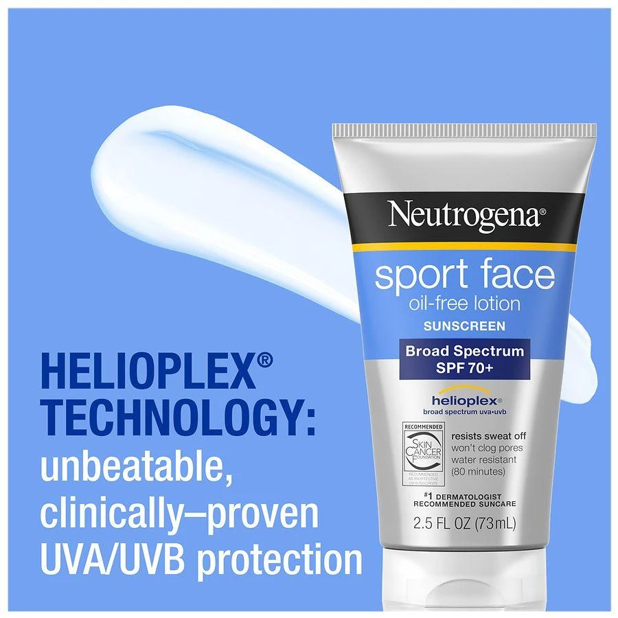 Sport Face Oil-Free Lotion Sunscreen, SPF 70+ 商品