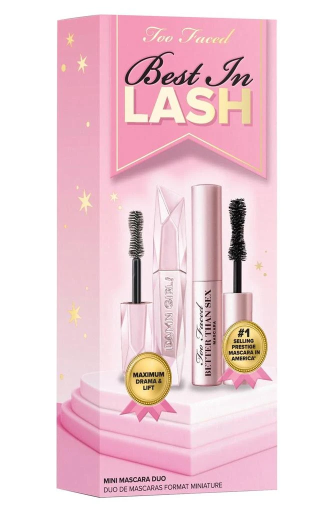 商品Too Faced|Best in Lash Mini Mascara Set (Nordstrom Exclusive) USD $30 Value,价格¥121,第3张图片详细描述