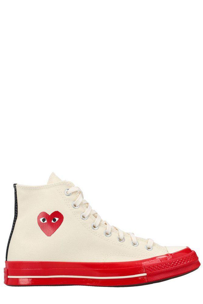 商品Comme des Garcons|Comme des Garçons Play X Converse Chuck 70 High-Top Sneakers,价格¥799-¥1111,第1张图片