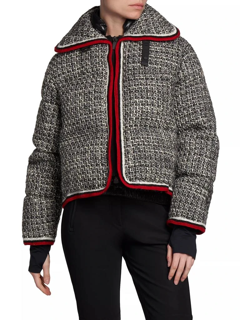 商品Moncler|Apres Ski Eterlou Tweed Down Bomber Jacket,价格¥18560,第3张图片详细描述