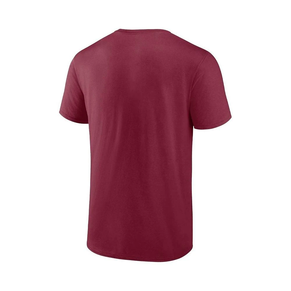 商品Fanatics|Men's Branded Maroon Arizona State Sun Devils Classic Inline Team T-shirt,价格¥190,第2张图片详细描述