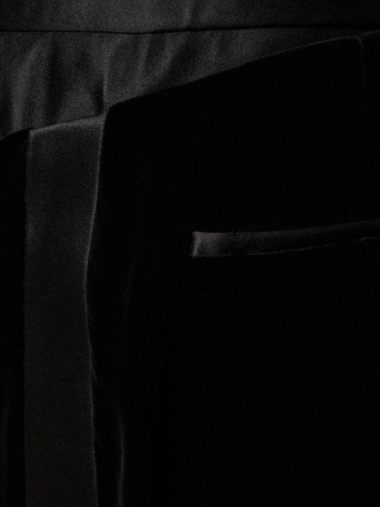 商品Tom Ford|低腰棉质天鹅绒喇叭裤,价格¥5995,第4张图片详细描述