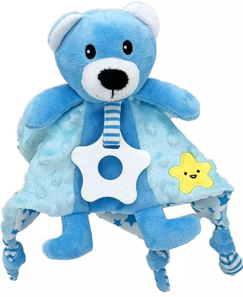 商品Tendertyme|Baby Boys and Baby Girls 3 Piece Fleece Blanket and Taggy Toy Gift Assortment,价格¥277,第4张图片详细描述