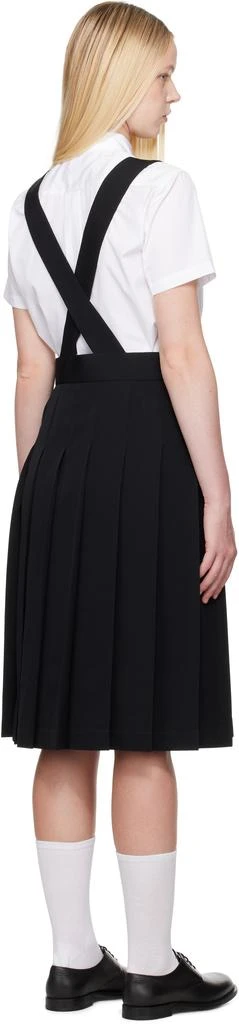 商品Comme des Garcons|Black Pleated Pinafore Midi Skirt,价格¥5973,第3张图片详细描述