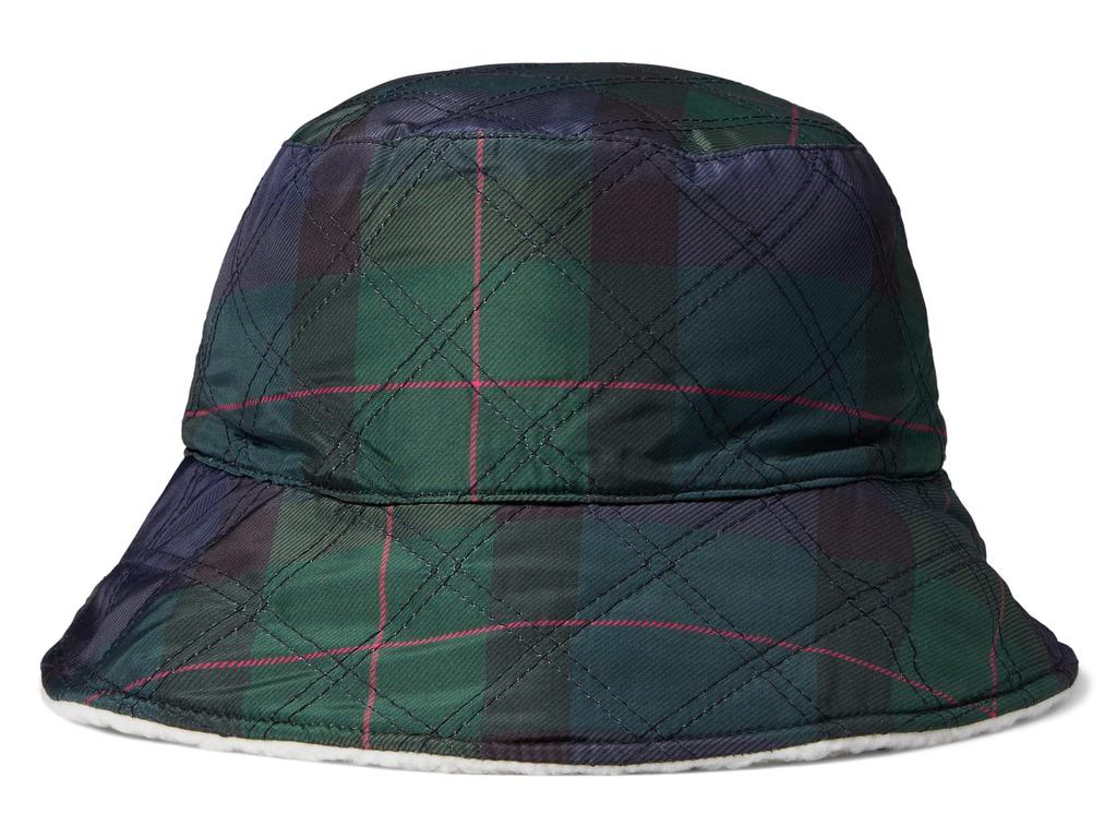 Reversible Quilted Sherpa Bucket Hat商品第2张图片规格展示