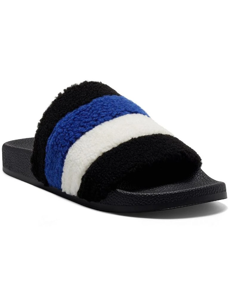 商品INC International|Peymin 60 Womens Faux Fur Slip On Pool Slides,价格¥118,第1张图片