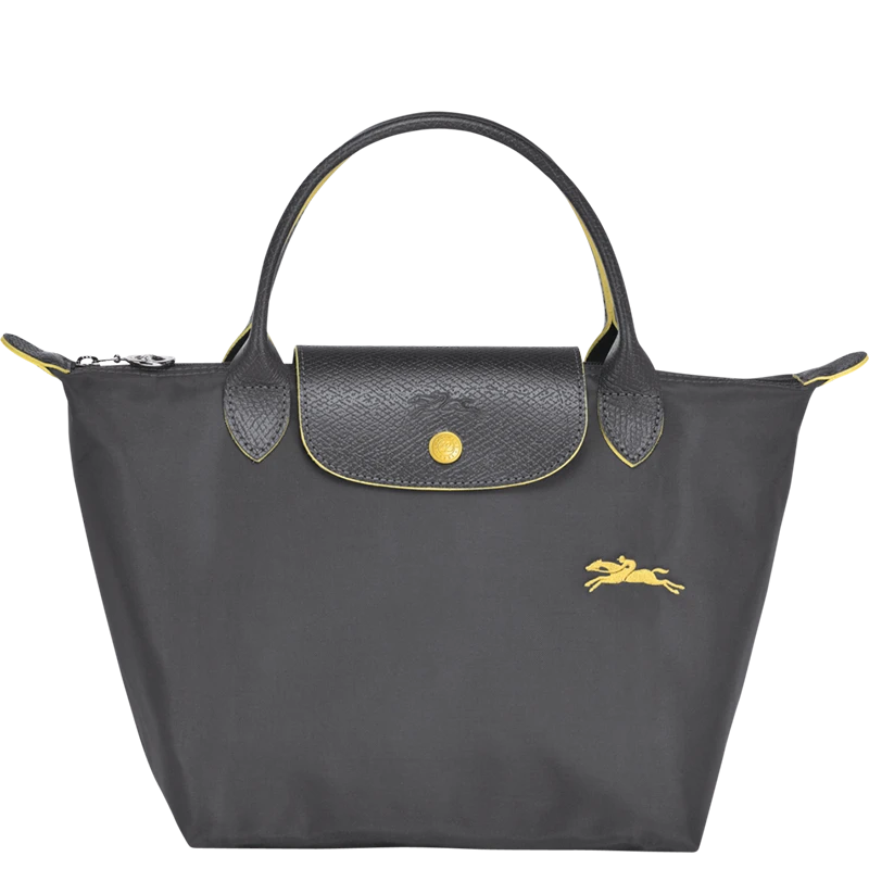 LONGCHAMP 珑骧 女士织物小号短柄女包手提包包 枪灰色 L1621619300 商品