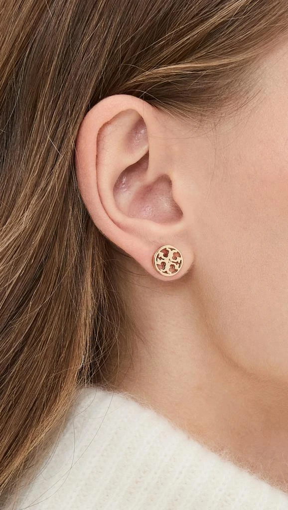 商品Tory Burch|Tory Burch 徽标圆圈耳钉,价格¥666,第2张图片详细描述