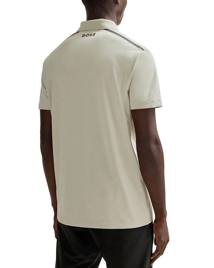 商品Hugo Boss|Paddytech Stretch Logo Print Regular Fit Polo Shirt,价格¥958,第3张图片详细描述