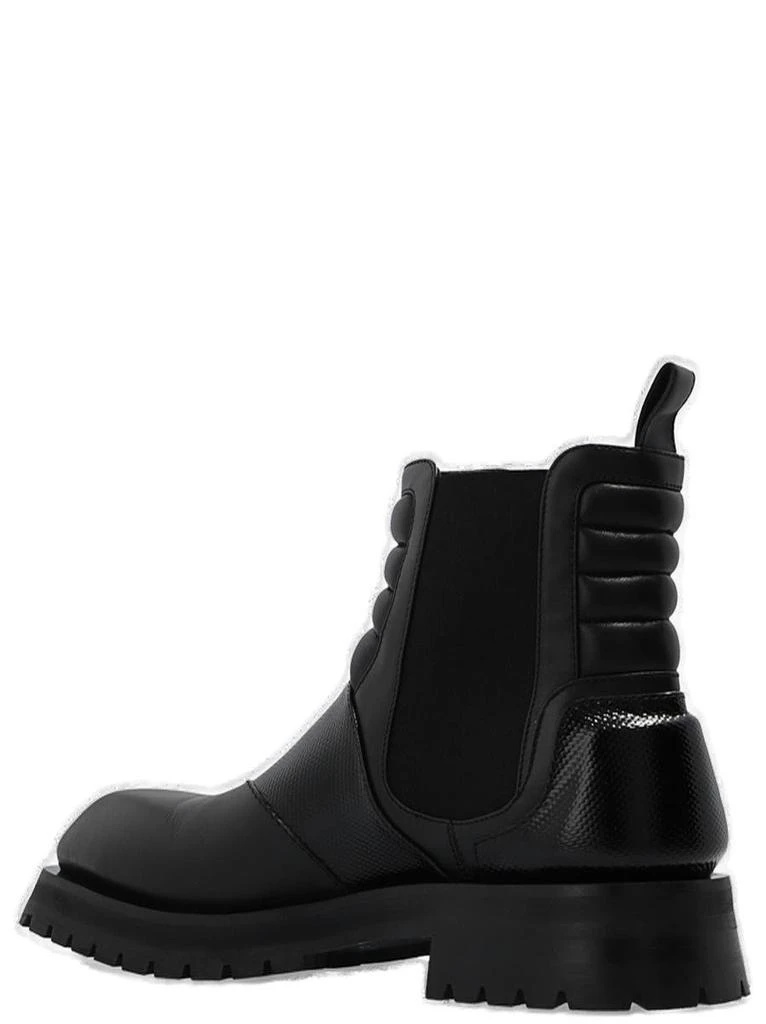 商品Balmain|Balmain Panelled Square Toe Quilted Boots,价格¥3220-¥7373,第3张图片详细描述