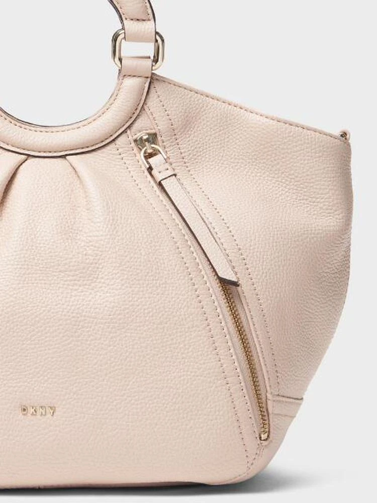 商品DKNY|Pebbled Leather Top Handle Small Tote,价格¥1207,第4张图片详细描述
