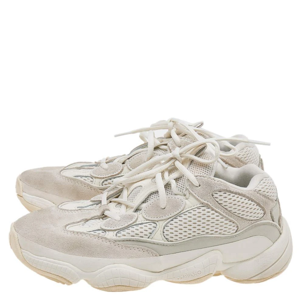商品[二手商品] YEEZY|Yeezy x adidas White Mesh And Suede 500 Bone Sneakers Size 39 1/3,价格¥1354,第4张图片详细描述