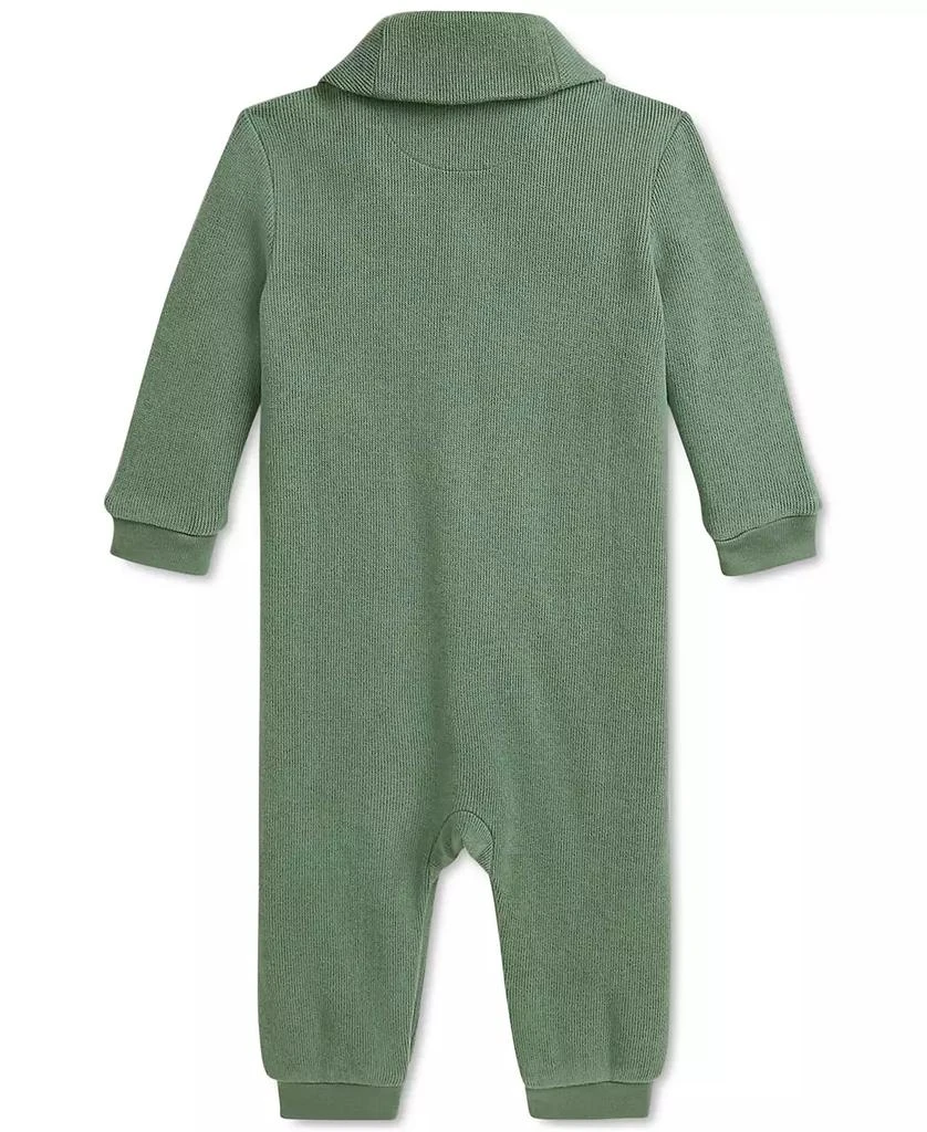 商品Ralph Lauren|Baby Cotton Shawl-Collar Coverall,价格¥277,第2张图片详细描述