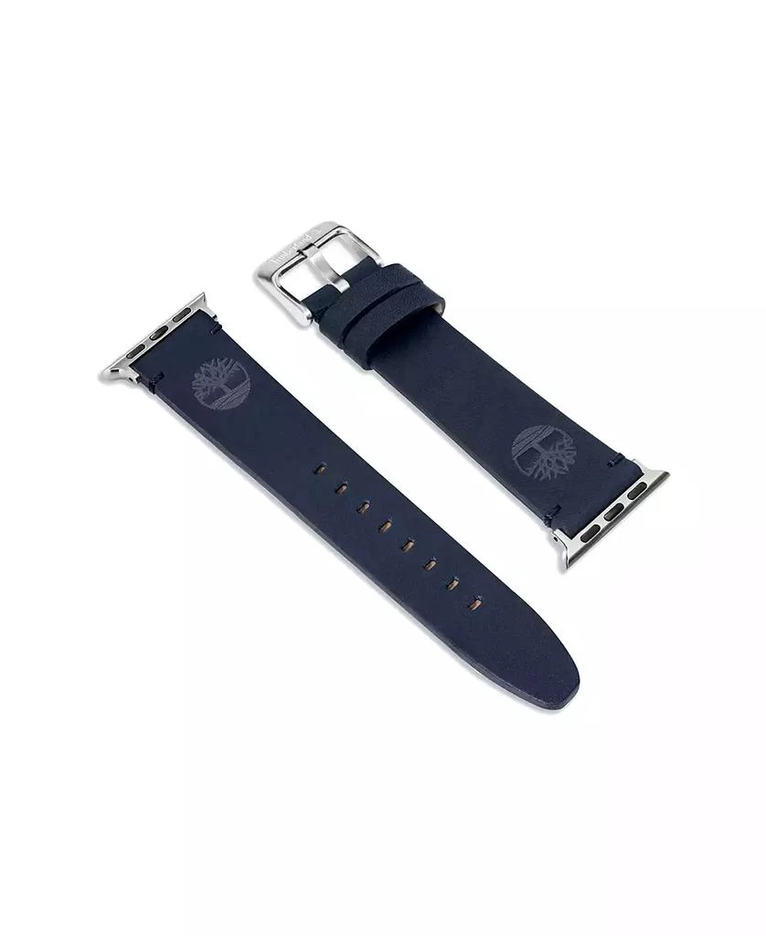 商品Timberland|Unisex Ashby Dark Blue Genuine Leather Universal Smart Watch Strap 20mm,价格¥367,第1张图片