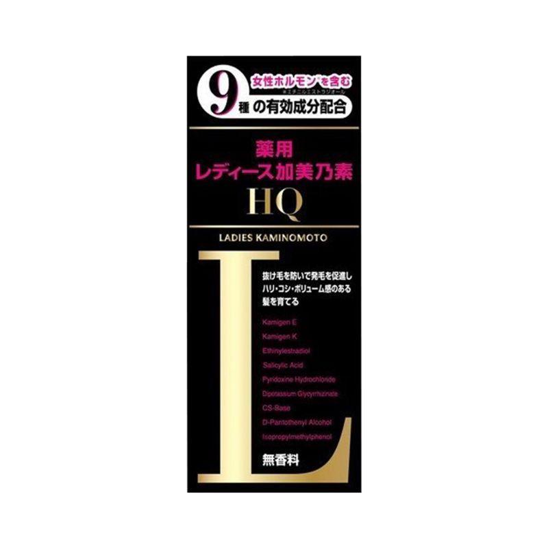 商品kaminomoto/加美乃素|日本直邮KAMINOMOTO 加美乃素本铺女士用防止脱发育发HQ生发剂150ml,价格¥277,第4张图片详细描述