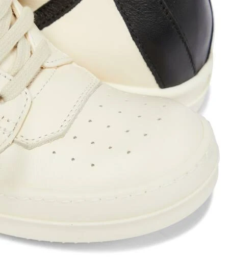 商品Rick Owens|Geobasket leather high-top sneakers,价格¥4517,第5张图片详细描述