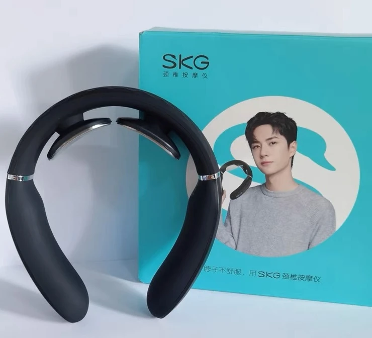 商品[国内直发] SKG|硅胶亲肤颈椎按摩仪4588  肩颈部揉捏 脖子按摩器 礼物 生活,价格¥237,第1张图片
