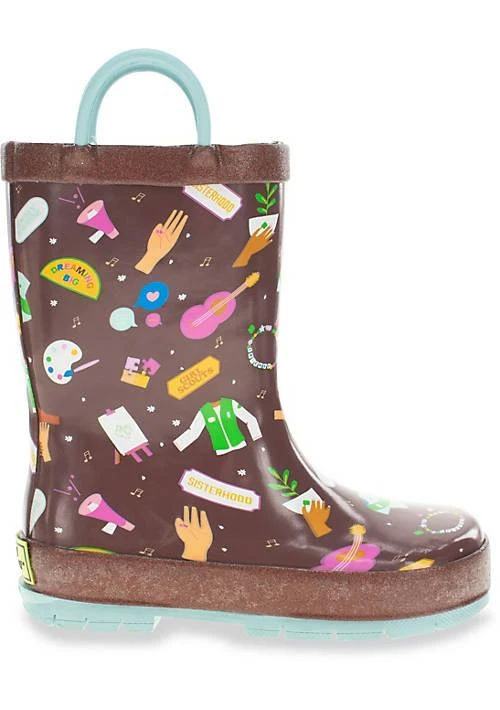 商品Western Chief|Toddler/Youth Girl's Brownie Squad Rain Boot,价格¥332,第1张图片详细描述