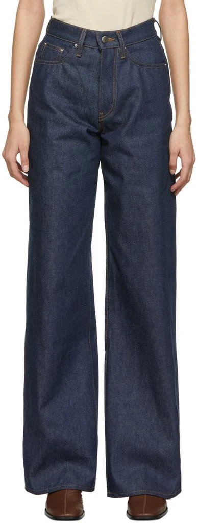 商品AMIRI|Indigo Curved Leg Jeans,价格¥1484,第1张图片