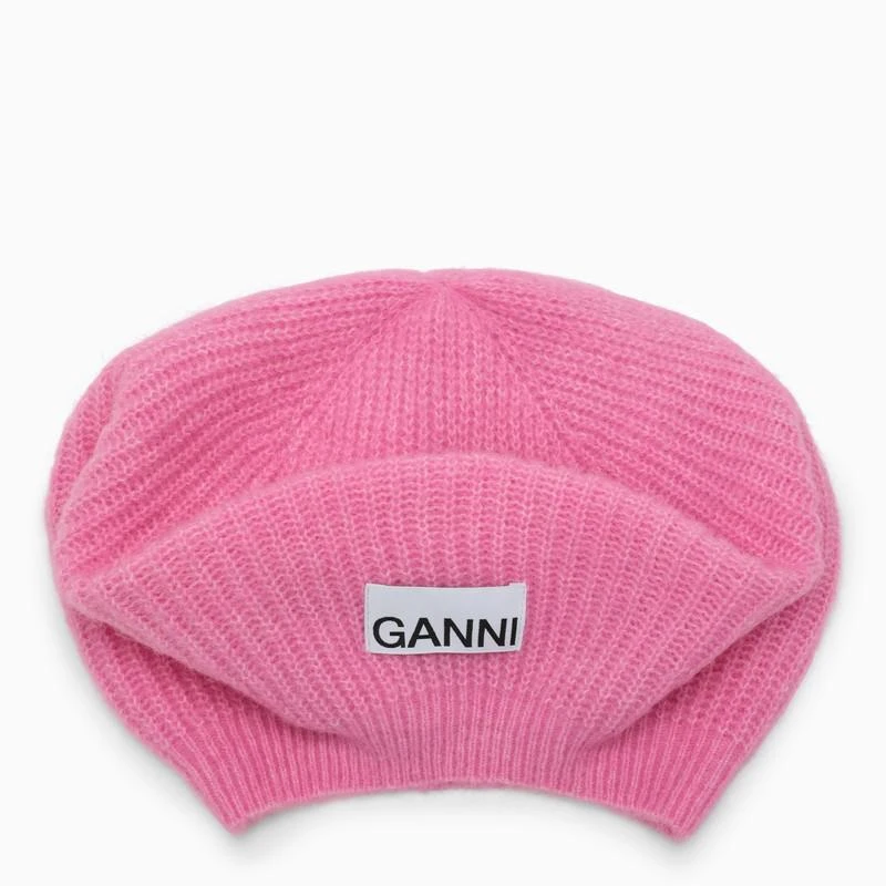 商品Ganni|Pink knitted hat,价格¥448,第1张图片