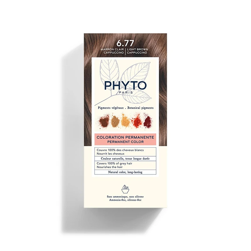 PHYTO发朵全色系染发剂112ml（显影乳液50ml+染色剂50ml+发膜12ml） 商品