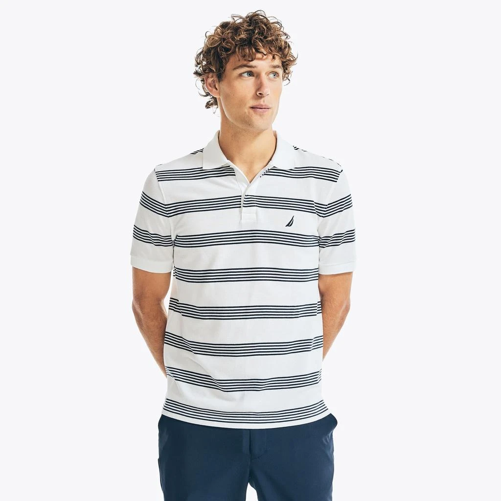 Nautica Mens Classic Fit Striped Polo 商品