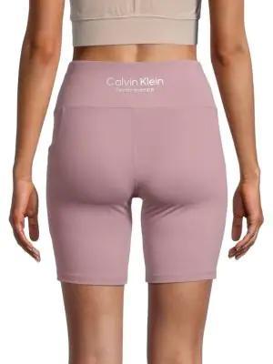 商品Calvin Klein|High-Waist Bike Shorts,价格¥111,第4张图片详细描述