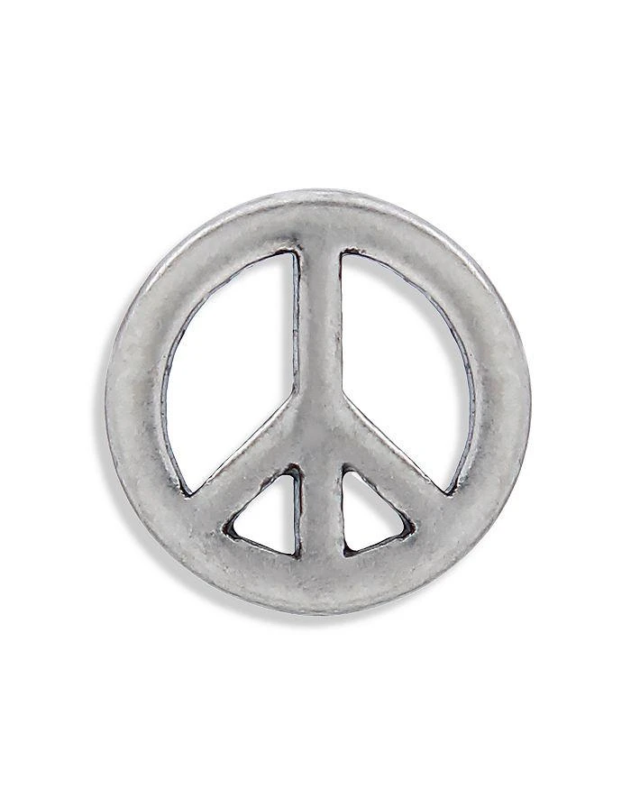 商品ALL SAINTS|Peace Sign Pin in Sterling Silver,价格¥261,第1张图片