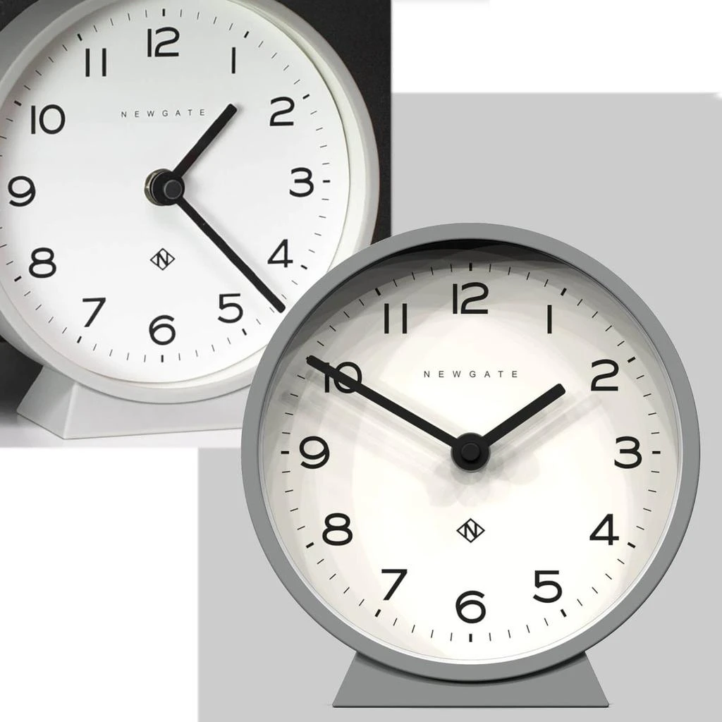 商品The Hut|Newgate M Mantel Echo Clock - Grey,价格¥208,第5张图片详细描述