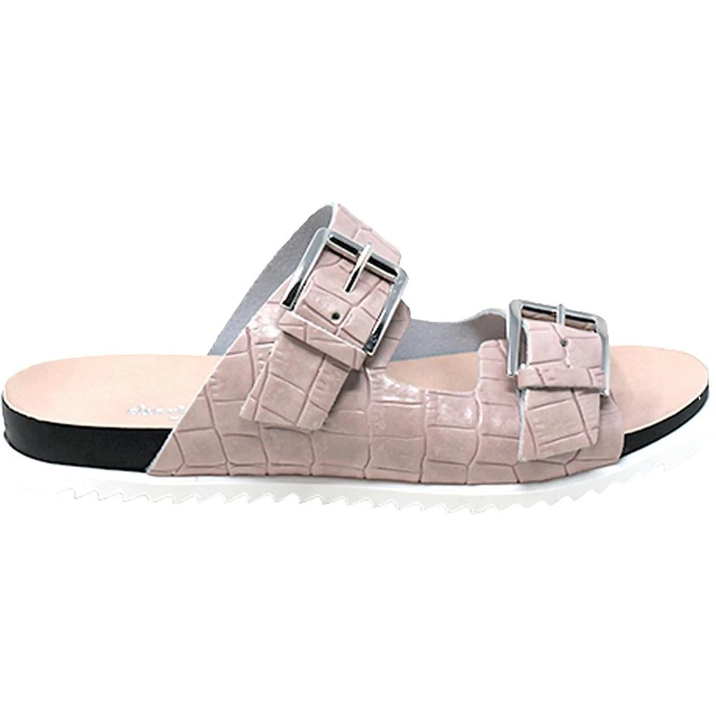 商品Charles David|Charles David Lonnie Women's Faux Leather Crocodile Embossed Footbed Sandals,价格¥139,第4张图片详细描述